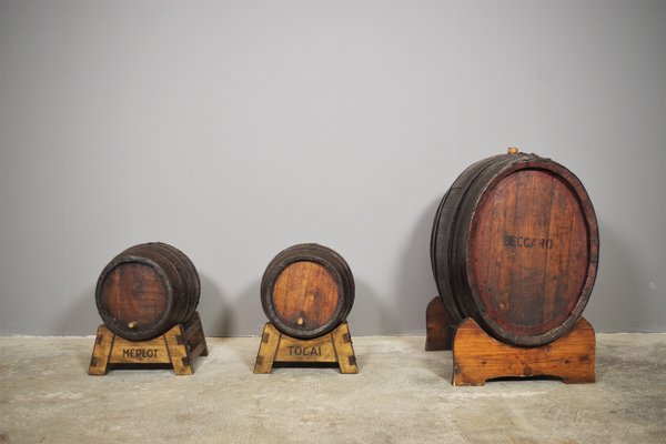Wine Barrels, 1950s, Set of for sale at Pamono
