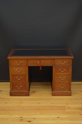 Mahogany Pedestal Desk from Maple Co