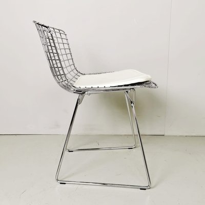 Leather and Chrome Chairs by Harry Bertoia for Knoll Set of 4