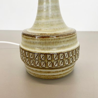 Danish Ceramic Studio Pottery Table Light Base by Joseph Simon for Soholm 1970s