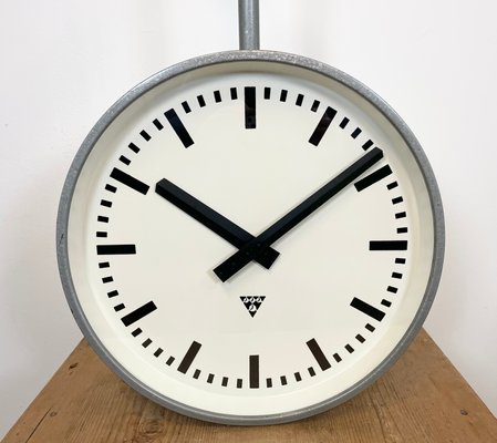 Industrial Czech Factory Clocks By Pragotron Circa 1960s