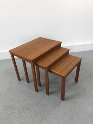 Teak nesting 2024 tables vintage