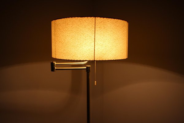 Mid Century Adjustable Floor Lamp, Chandelier Style Floor Lamp Brown Ore International