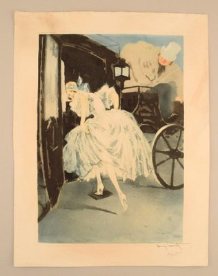 Louis Icart, Départ, 1920, Etching on Paper for sale at Pamono