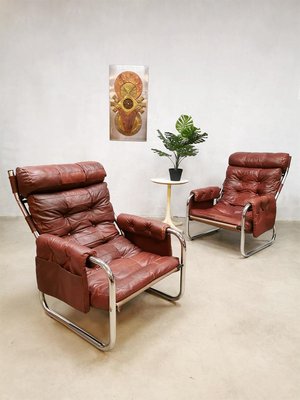 Patchwork store leather chair