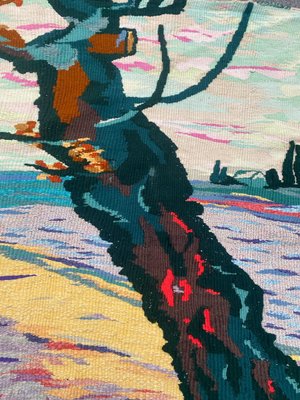 Mid century modern tapestry hot sale