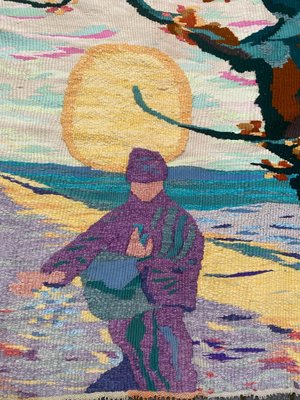 Mid century modern tapestry hot sale