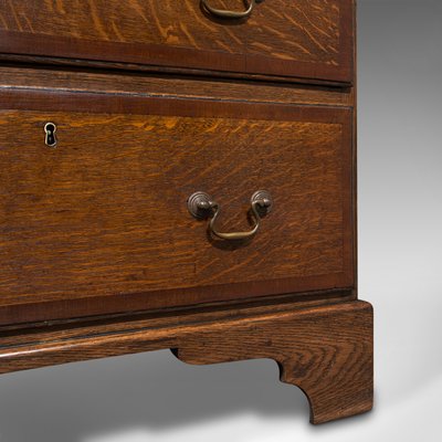 Antique oak chest top
