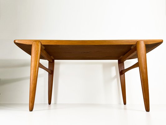 Mid Century Swedish Duo Tone Beech and Teak Wood Coffee Table from