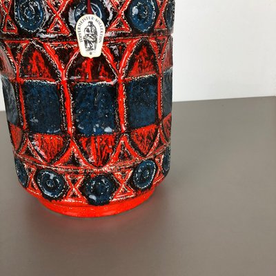Fat Lava Pottery 92 35 Vase by Bay Ceramics, Germany, 1960s