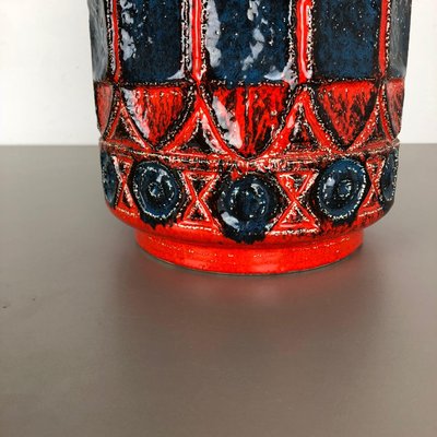 Fat Lava Pottery 92 35 Vase by Bay Ceramics, Germany, 1960s