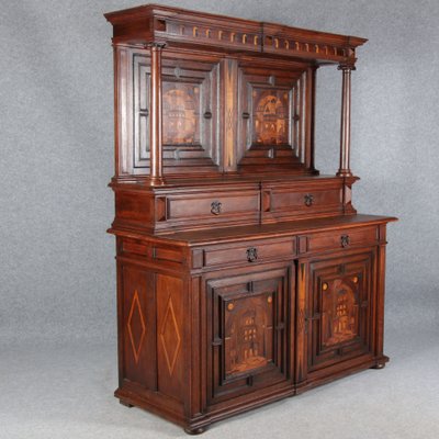 Antique hutch and buffet top