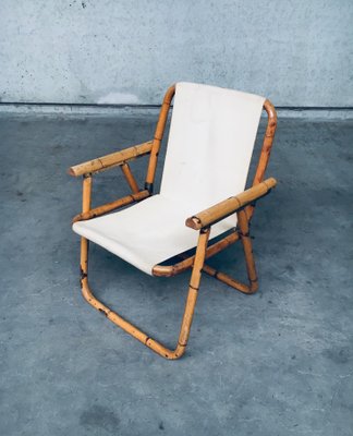 Mid Century Modern Bamboo Folding Chair 1960s For Sale At Pamono