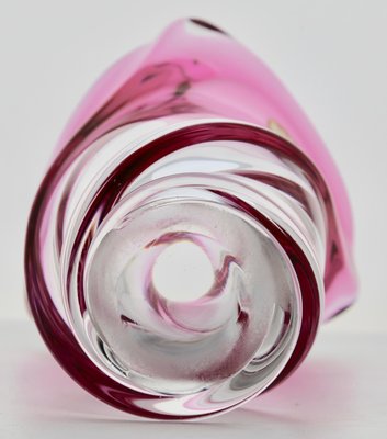 Crystal Vase from Val Saint Lambert, Belgium, 1950s for sale at Pamono