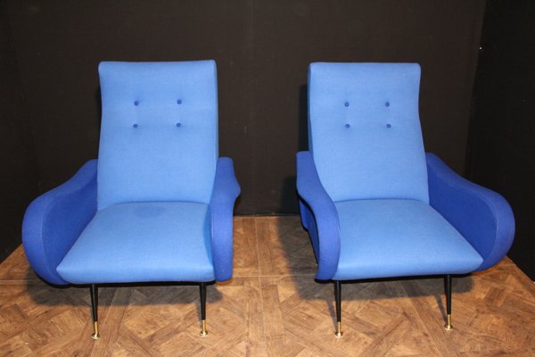 Blue chairs store for sale