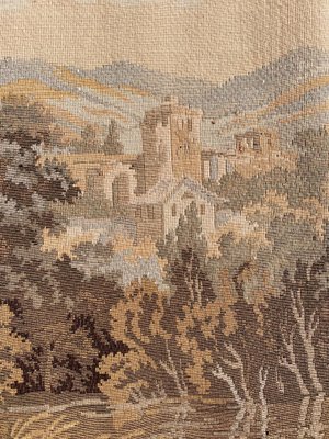 Vintage French Aubusson Jaquar Tapestry for sale at Pamono