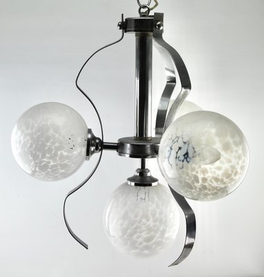 Swirling glass globe pendant light online