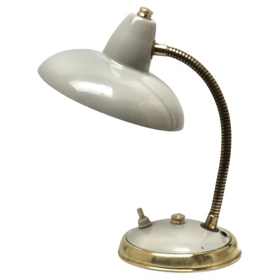 Vintage French Desk or Bedside Lamp from Aluminor France 1950s