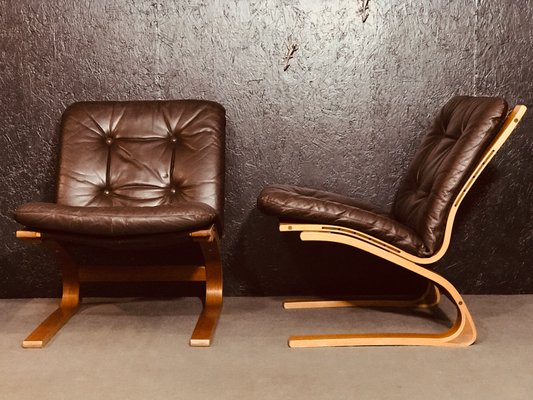 Teak Kengu Chairs from Rybo Rykken & Co, Norway, 1960s, Set