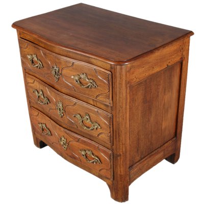 Small Antique Baroque 18th Century Walnut Dresser