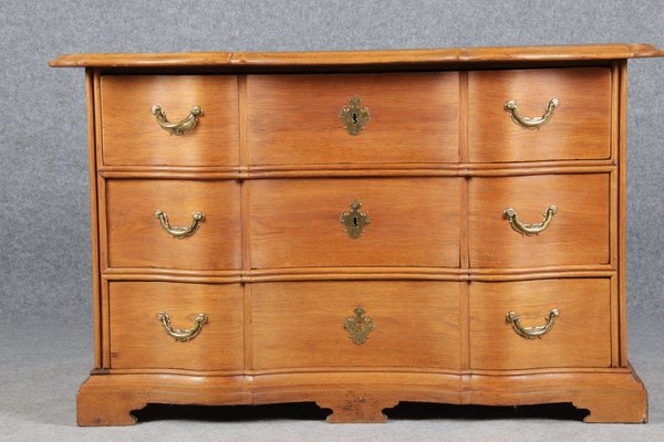 modern baroque dresser Baroque dresser of style Louis XV black with 2 drawers, gold bronzes
