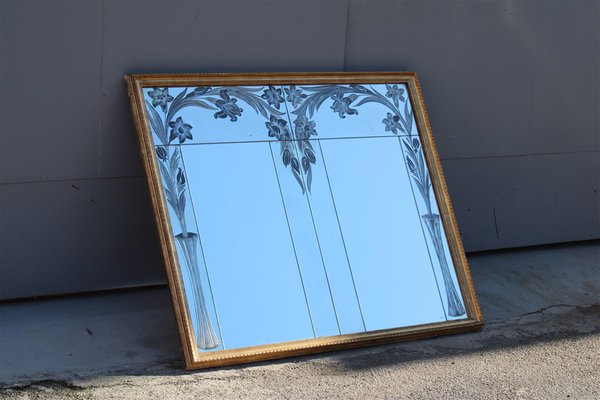 Lampe Artisanale Gravée Sur Miroir Avec Télécommande Et Capteur De Mouvement (sur Commande)
