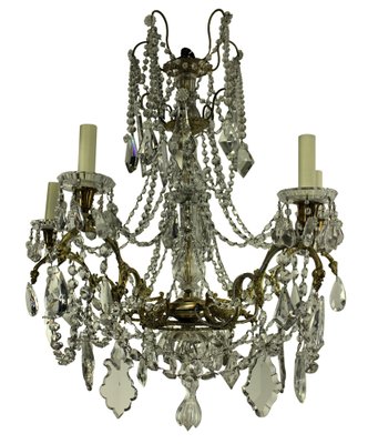 Antique French Chandelier From Baccarat, Laval Produces Lamps And Home Lighting Fixtures
