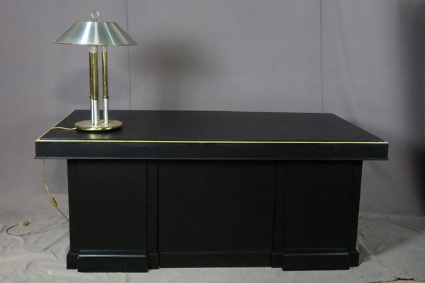 Black oak store office desk