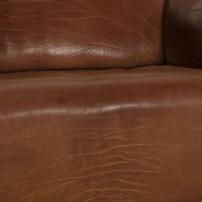 Brown Leather Ds 47 Two Seater Couch, Rough Leather Sofa