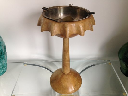 Vintage Goatskin Ashtray by Aldo Tura for sale at Pamono