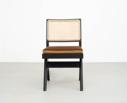 055 Capitol Complex Chair with Cushion by Pierre Jeanneret for