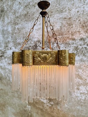 Art deco cheap hanging lamp