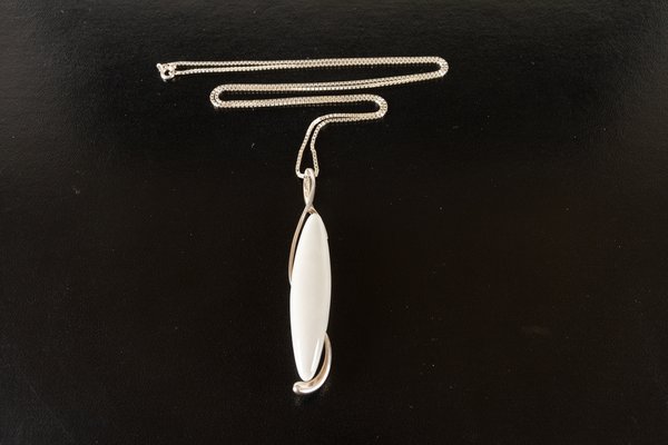 Collier Vintage En Argent Sterling - Occasion, Couleur Argenté, Pièce Unique