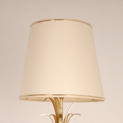 Vintage Hollywood Regency Crystal Base Palm Leaf Table Lamp For At Pamono Vintage Hollywood Regency Crystal Base, Victorian Lamp Shades With Beaded Earrings