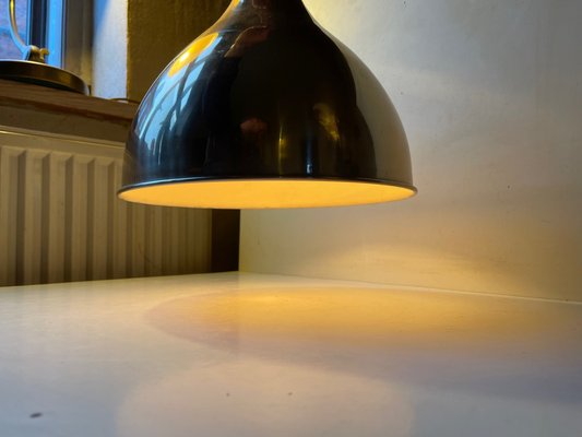 Scandinavian Modern Silhouette Pendant Lamp in Brass by Jo