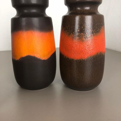 Vintage Fat Lava Pottery 242-22 Vases from Scheurich