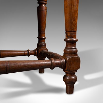 Spool leg store console table