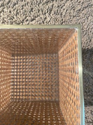 Cesta de acrílico y latón de Dior Home, 1970 en venta en Pamono