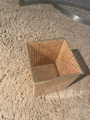 Cesta de acrílico y latón de Dior Home, 1970 en venta en Pamono