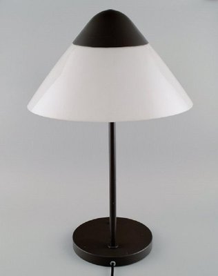 Opal Glass Opala Table Lamp, Hans Wegner Table Lampe