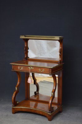 Narrow mahogany outlet console table