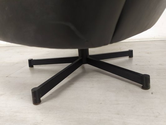 Vintage Black Swirl Armchair from Skai for sale at Pamono