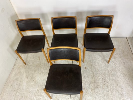 Scandinavian leather dining chairs hotsell