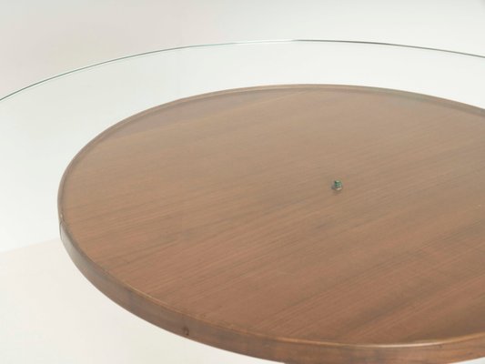 Gustavo Pulitzer Finali 1940s, A Circular Oak Table Top Is 4ft