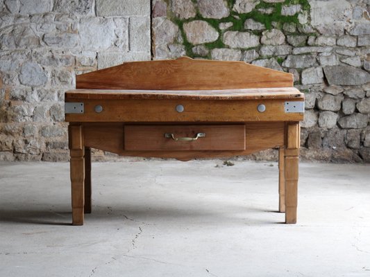 Butcher block hot sale table for sale