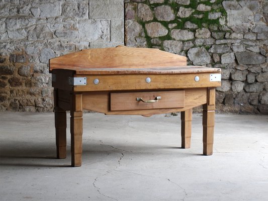 Butcher block table for sale top