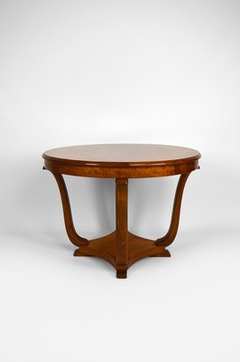 Round pedestal sale coffee table antique