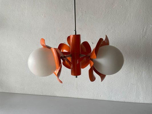 Italian Orange Flower Design Metal, Joker Lamp Shader