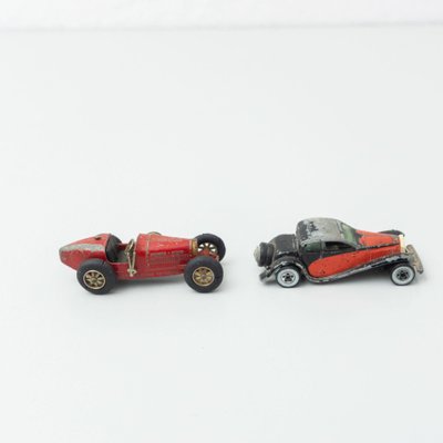 Jouets de Voiture Bugatti Matchbox Vintage 1960 Set de 2 en