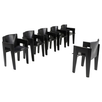 Black Oak Leather Dining Chairs From, Oak And Black Leather Dining Chairs